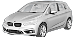 BMW F45 B2012 Fault Code